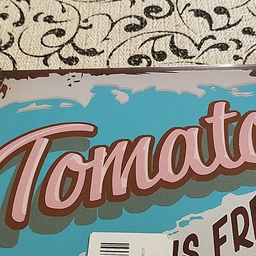 Retro Tomato Metal Sign - Picture 3 of 7